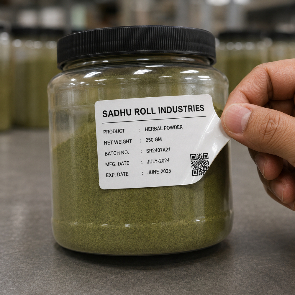 Removable Pp Labels Roll (Material, Pp Label)