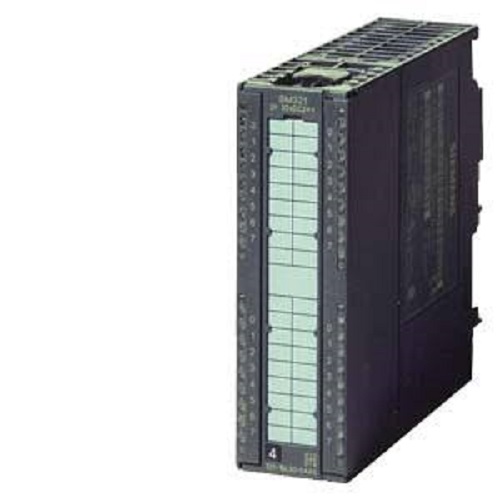 Siemens SIMATIC S7-300 Digital Input SM 321 Module (6ES7321-1BH02-0AA0), 4V DC, optically isolated in groups of 16, status indicator LEDs, compatible with S7-300 CPUs & ET 200M stations, requires 20-pin front connector