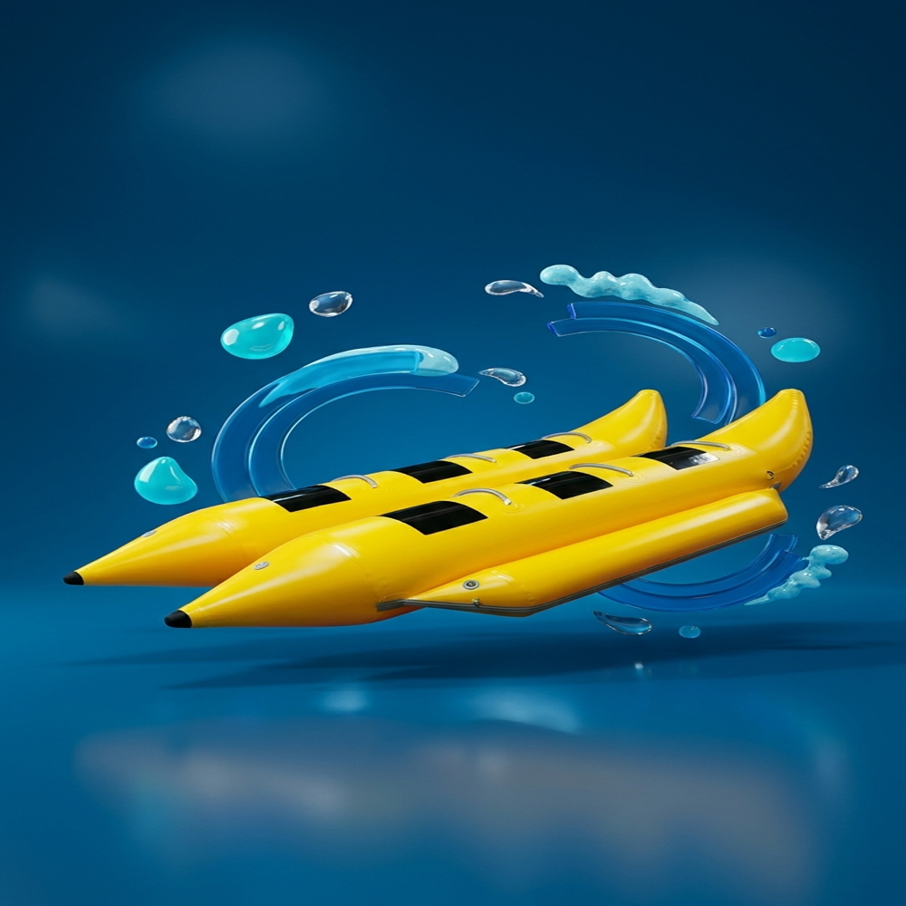 6 Seater Double Tube Banana Boat