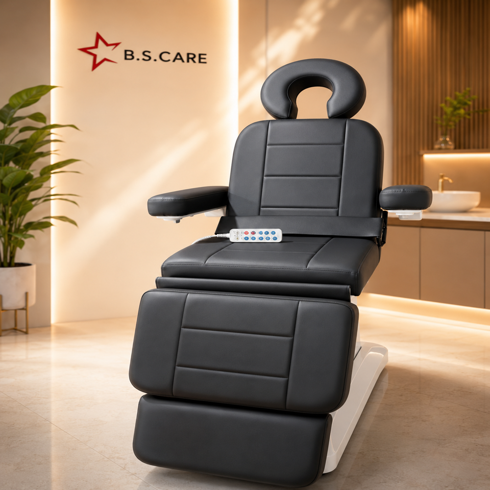 LUXURY Hair Transplant and Medical Aesthetic Chair (Black)