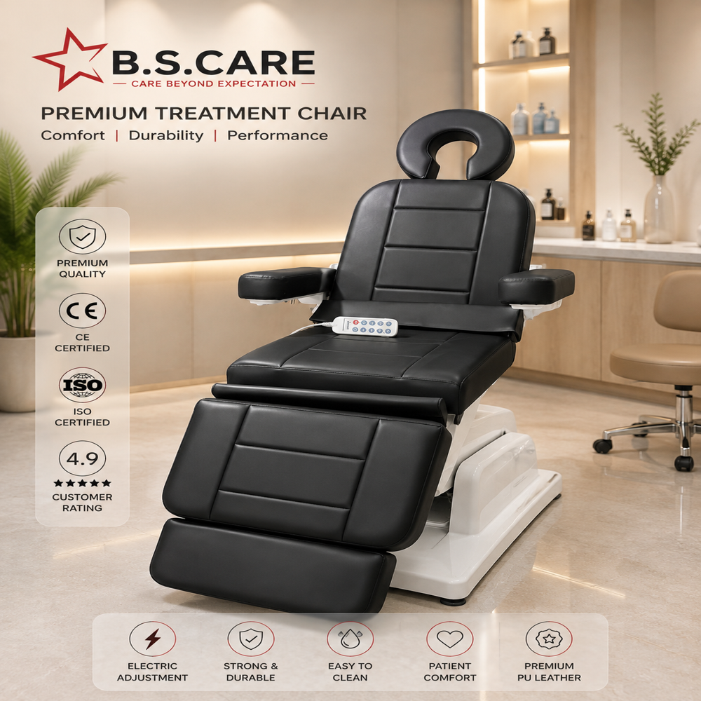 LUXURY Hair Transplant and Medical Aesthetic Chair (Black)