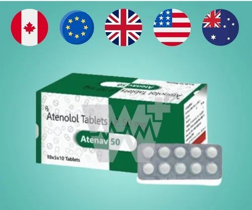 Atenav 50 Atenolol Tablets 50 Mg