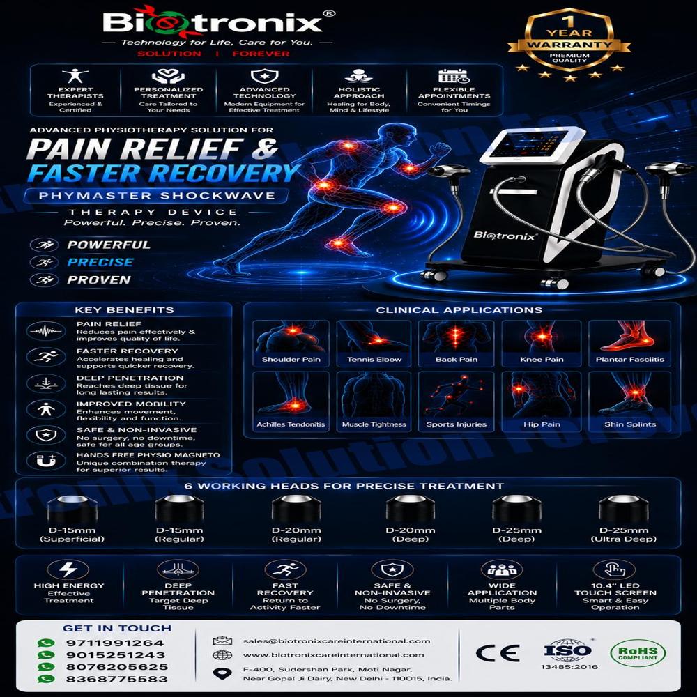AIRSHOCK PRO Clinical Pain Relief Shockwave Machine