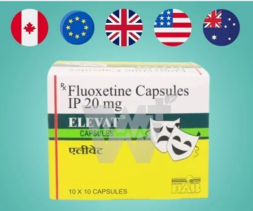Elevat Fluoxetine Capsules 20 mg