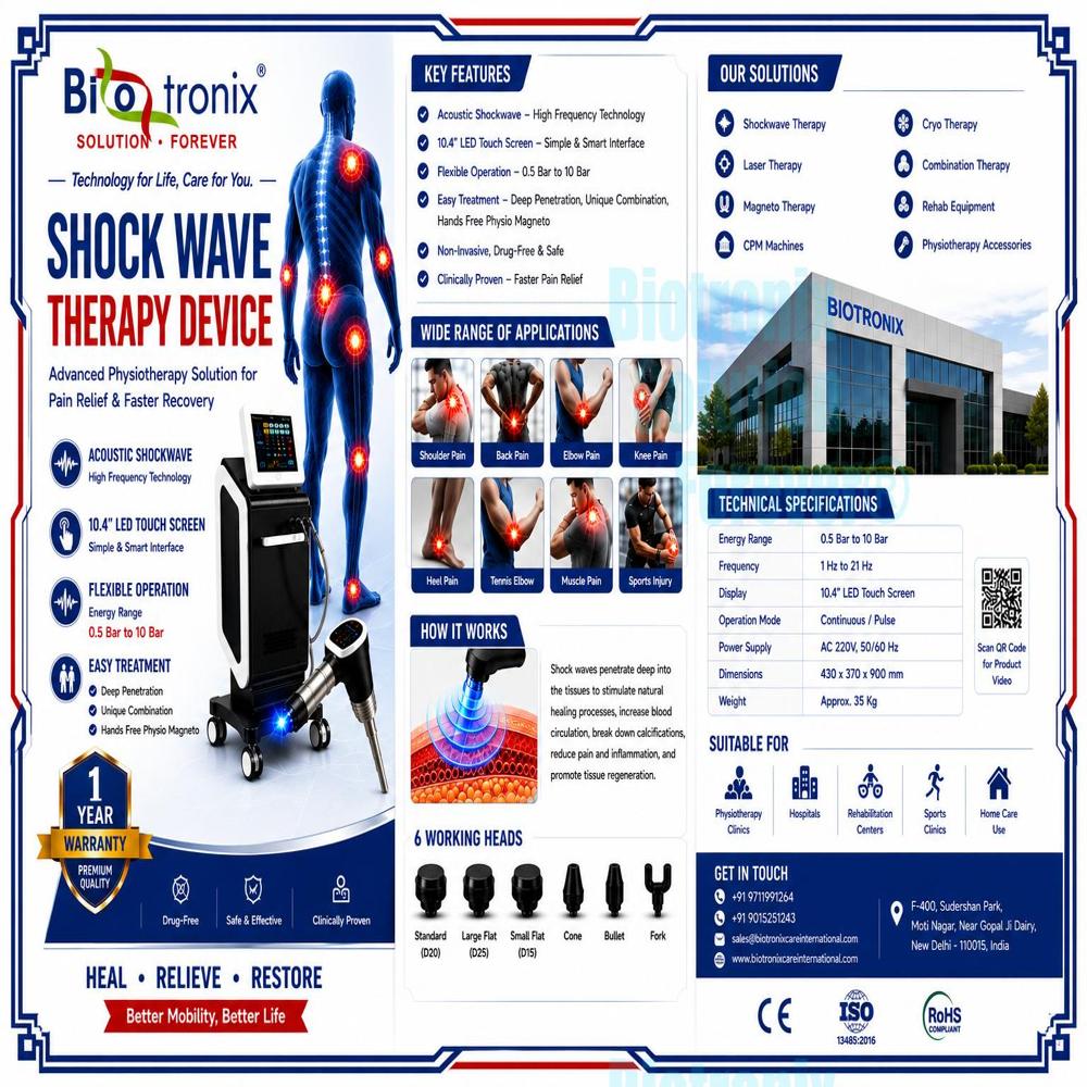 AIRSHOCK PRO Next-Generation Shockwave Therapy System