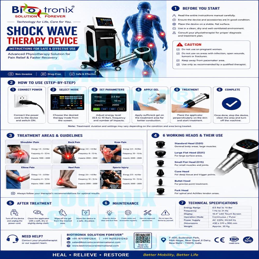 AIRSHOCK PRO Next-Generation Shockwave Therapy System