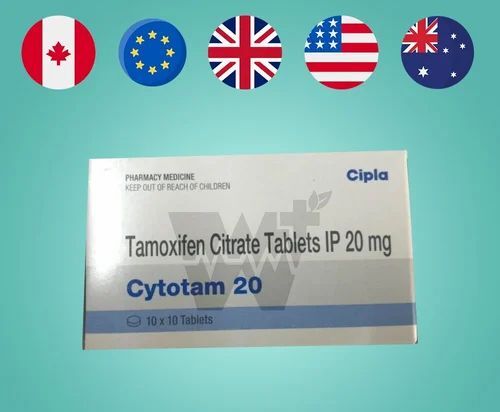 Tamoxifen Citrate Cytotam 20mg Tablets