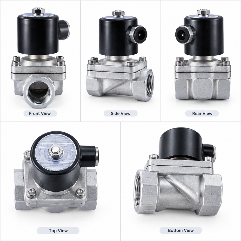 4 Inch Stainless Steel Solenoid Valve - Application: Water Flow Control