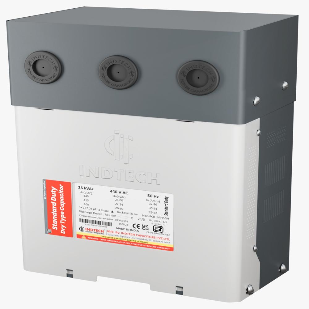Standard Box Type Power Capacitor 25 kVAR 440V AC