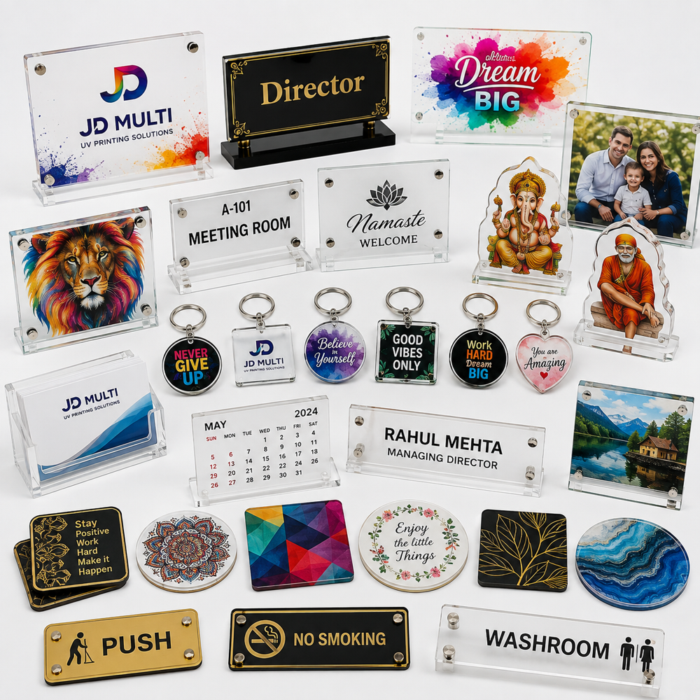 UV Flatbed Printing Service | Custom UV Printing on Acrylic, MDF, PVC, Glass & More