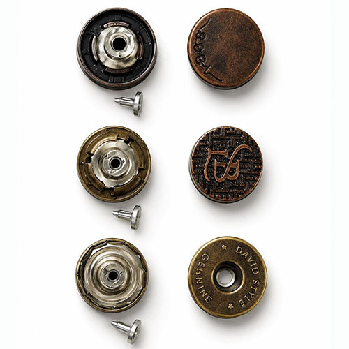 Jean Button And Rivets - Color: Nickel
