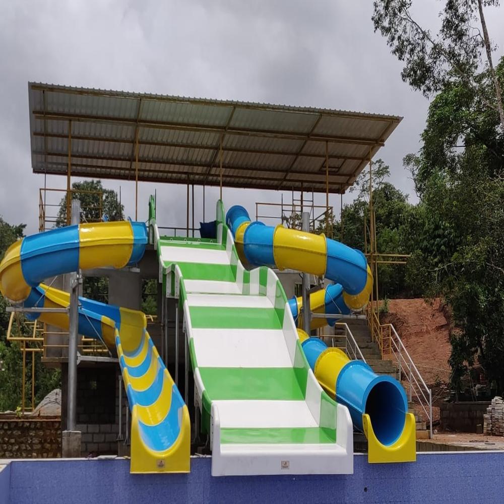Comination Water Slides 15 - Material: Steel