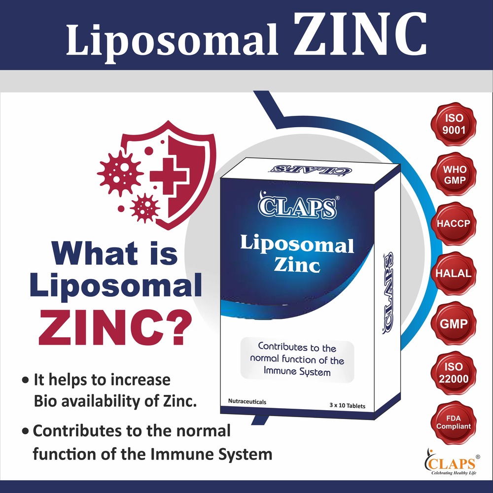 Liposomal zinc