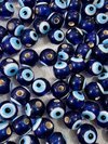 Evil Eye Glass Beads 8mm Round