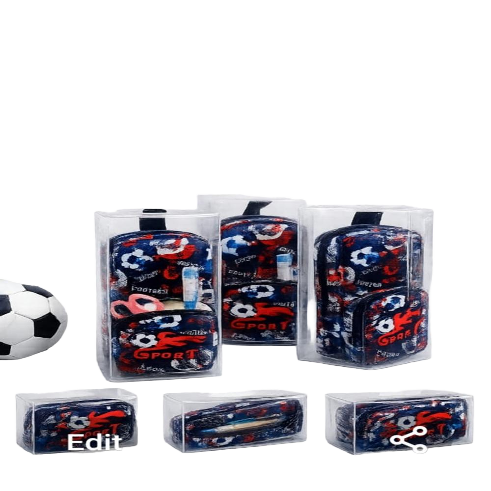 Mixed Pencil Pouch Football Theme Model A 2943
