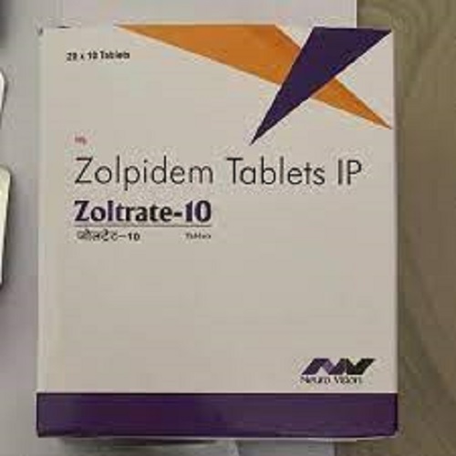 Zolpidem Tartrate 10mg Tablets - Color: Black