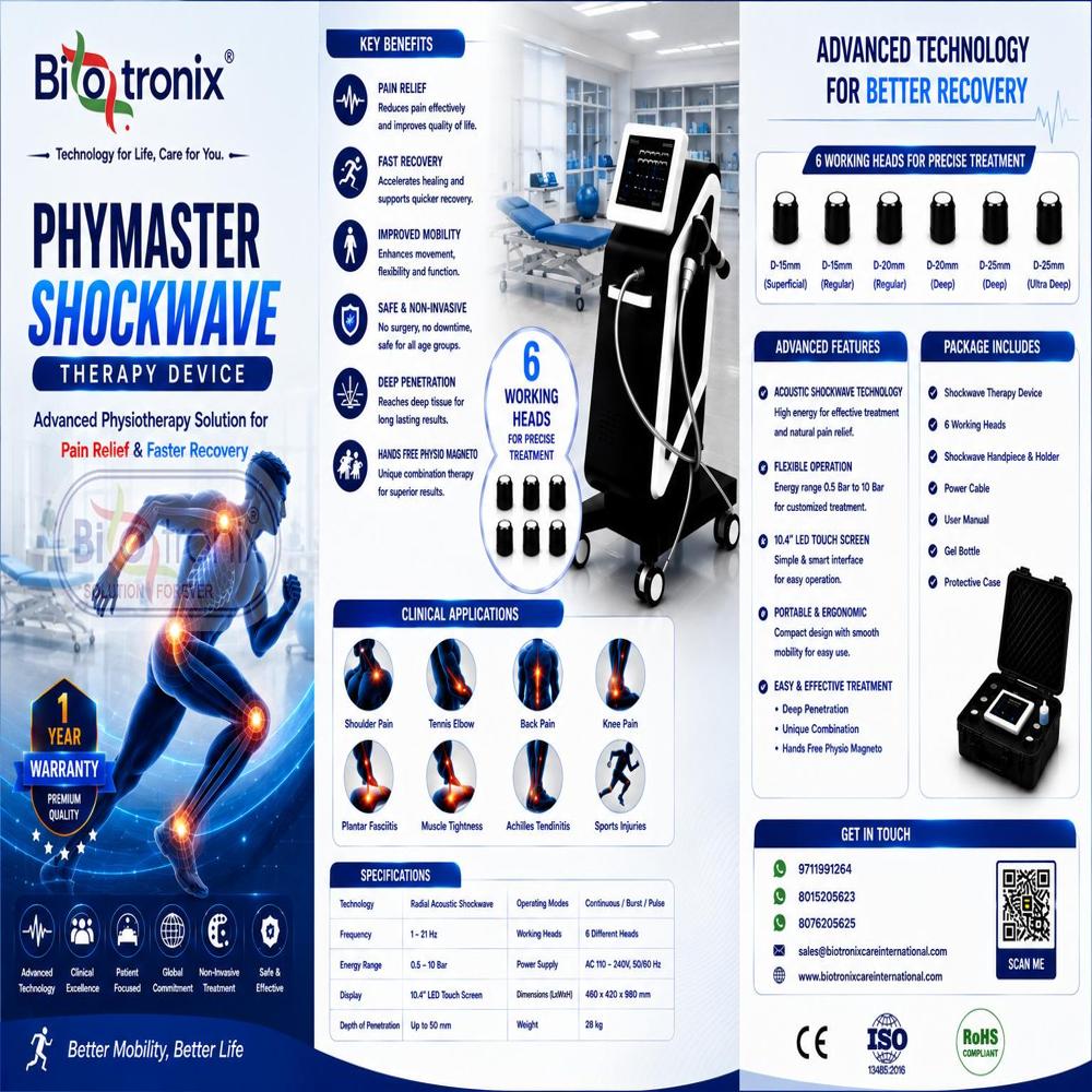 AIRSHOCK PRO Smart Physiotherapy Shockwave Device