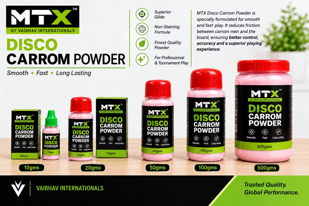 Disco Carrom Powder - Capacity: Single-Use Bottle