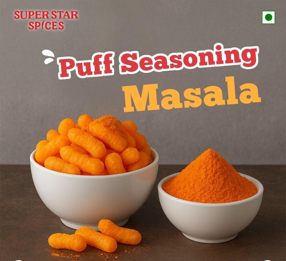 Puffs Seasoning Masala - Color: Bright Orange
