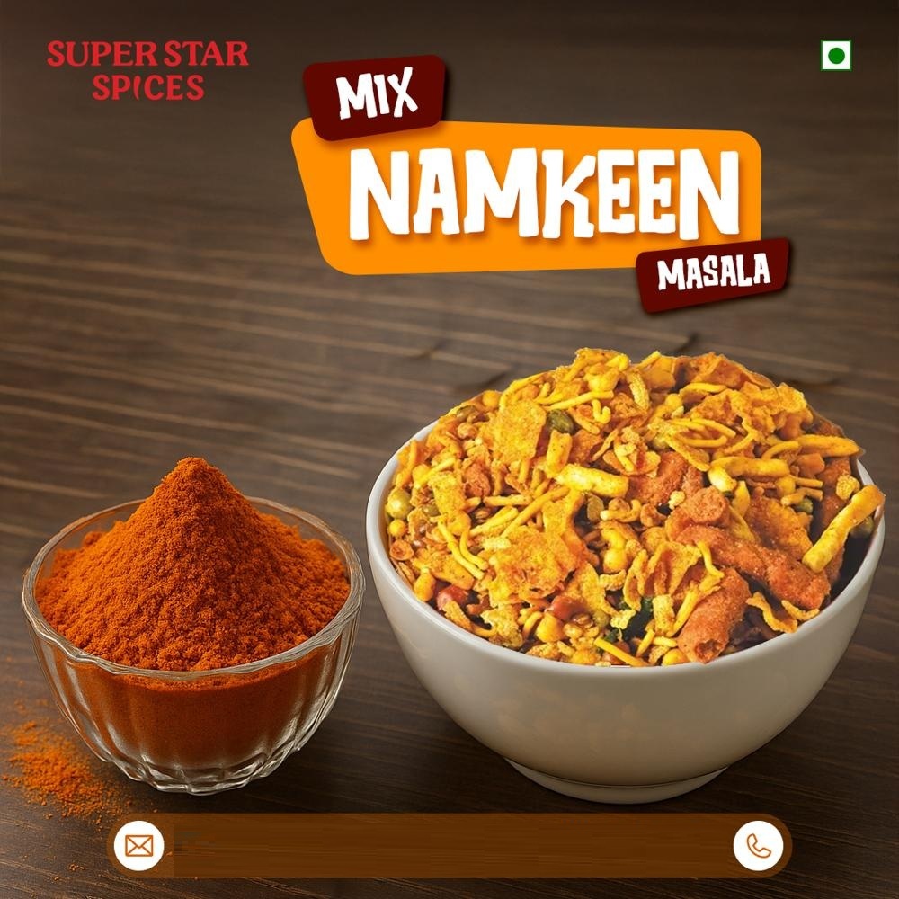 Mix Namkeen Masala - Color: Orange-Red