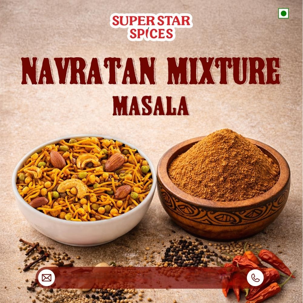 Navratan Namkeen Masala - Color: Brownish Golden