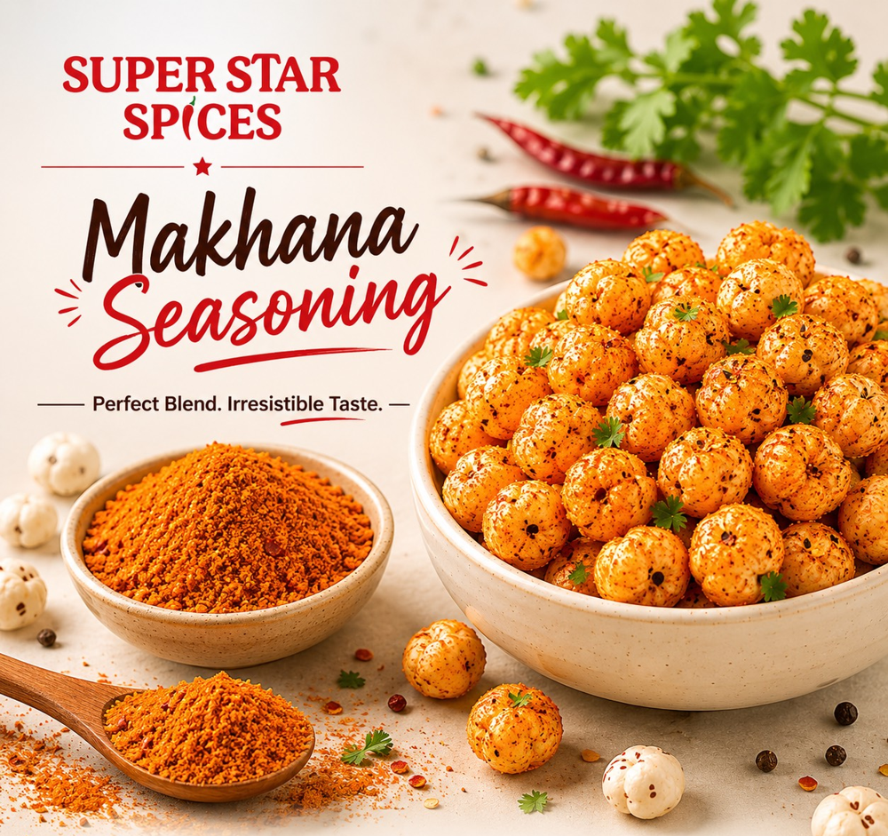 Makhana Seasoning - Color: Orange-Brown