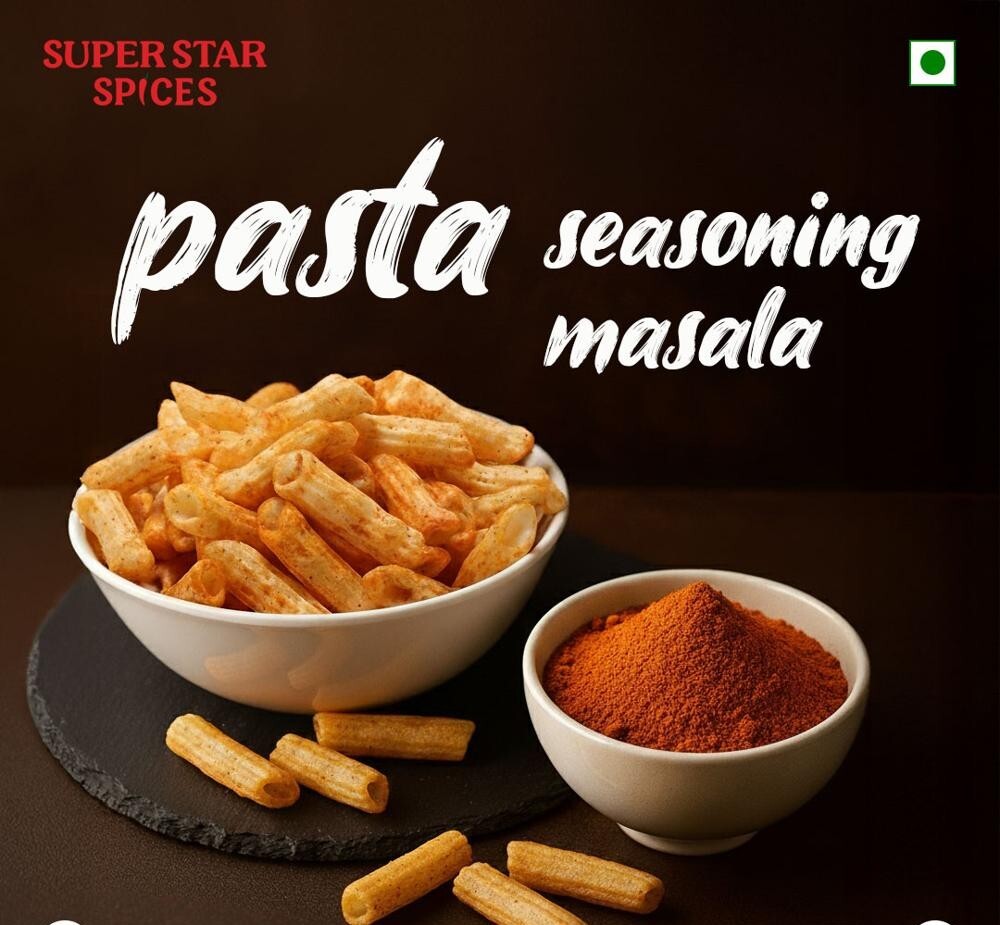 Pasta Fryums Seasoning Masala - Color: Orange To Light Brown