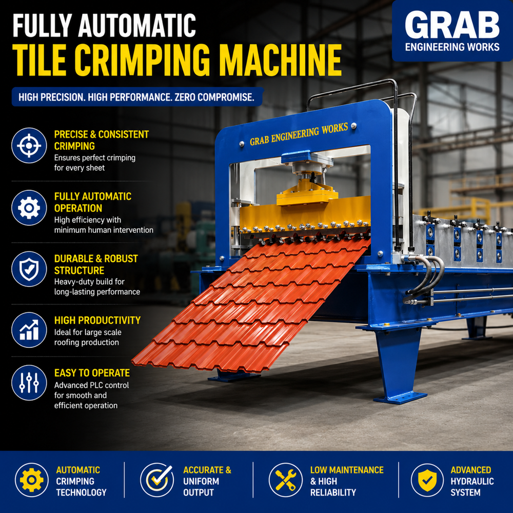 Fully Automatic Tile Crimping Machine