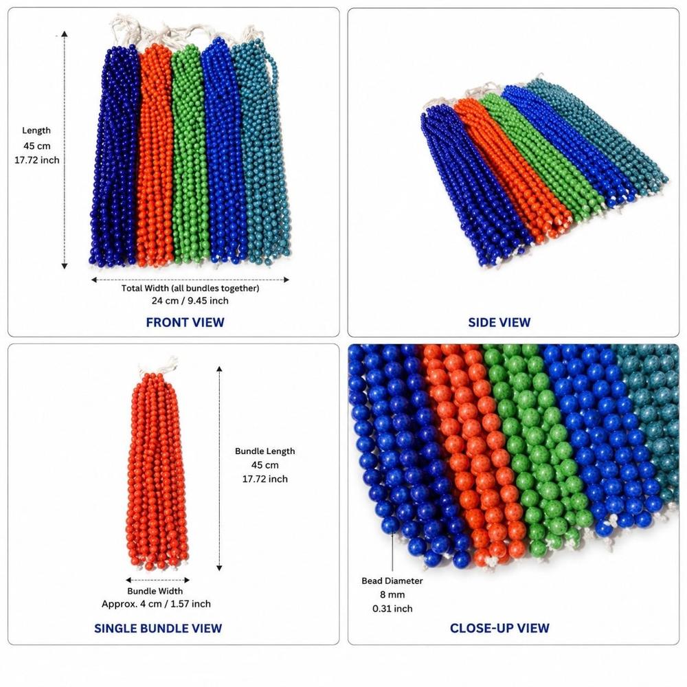 8MM Marvel Round Glass Beads