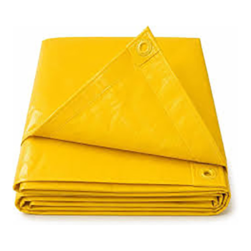 Yellow Tarpaulin Bales