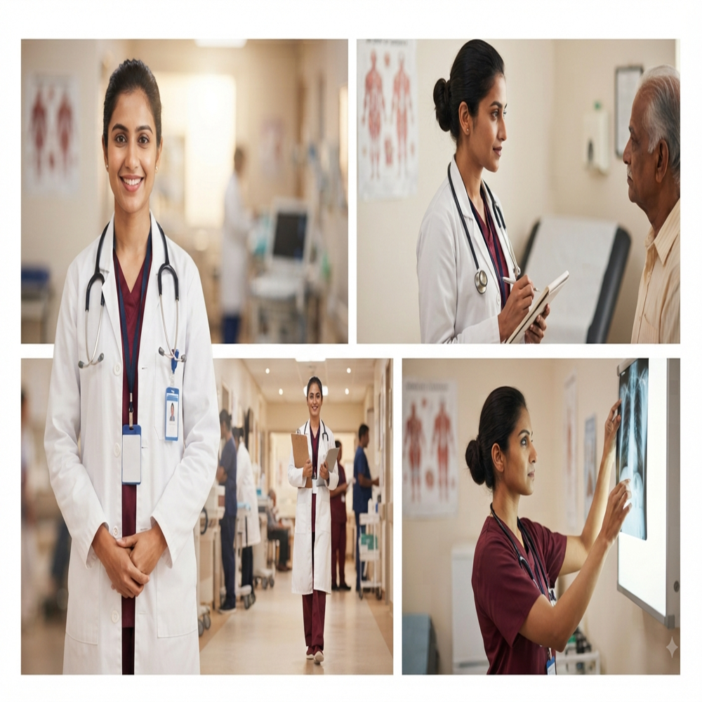 Unisex Nurses White Uniform