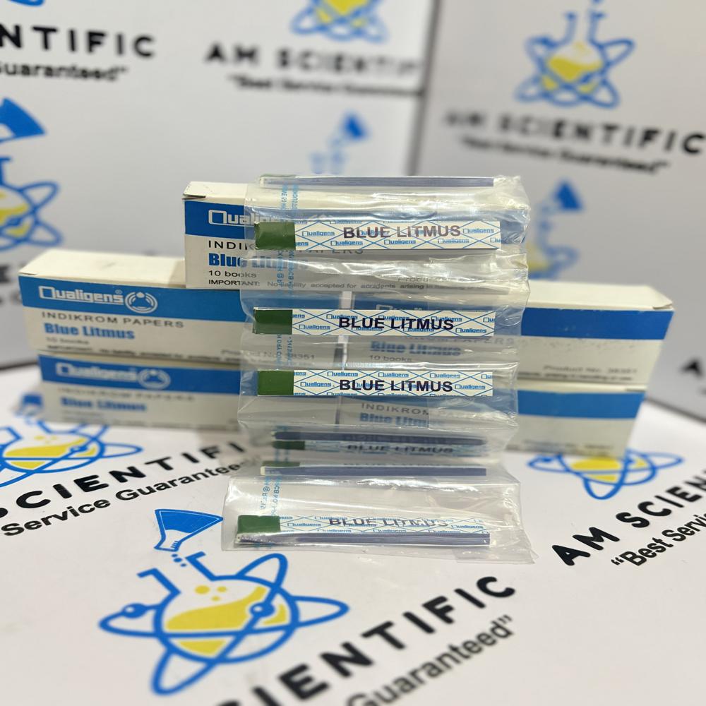 Litmus Blue Indicator Papers 10Booklets Qualigens