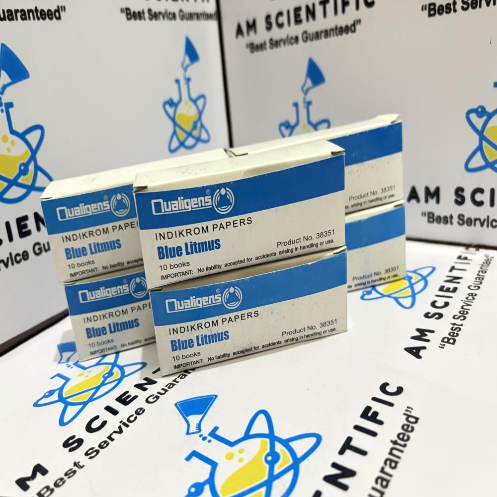 Litmus Blue Indicator Papers 10Booklets Qualigens