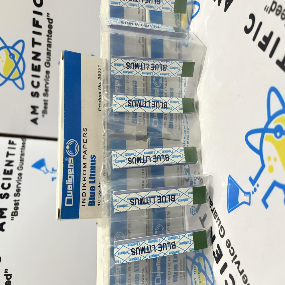 Litmus Blue Indicator Papers 10Booklets Qualigens