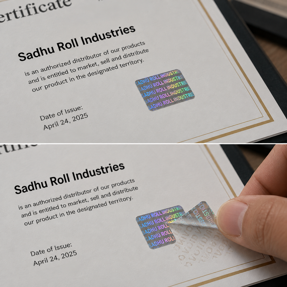 Security Void Label Roll (Hologram Security Void Label Roll)