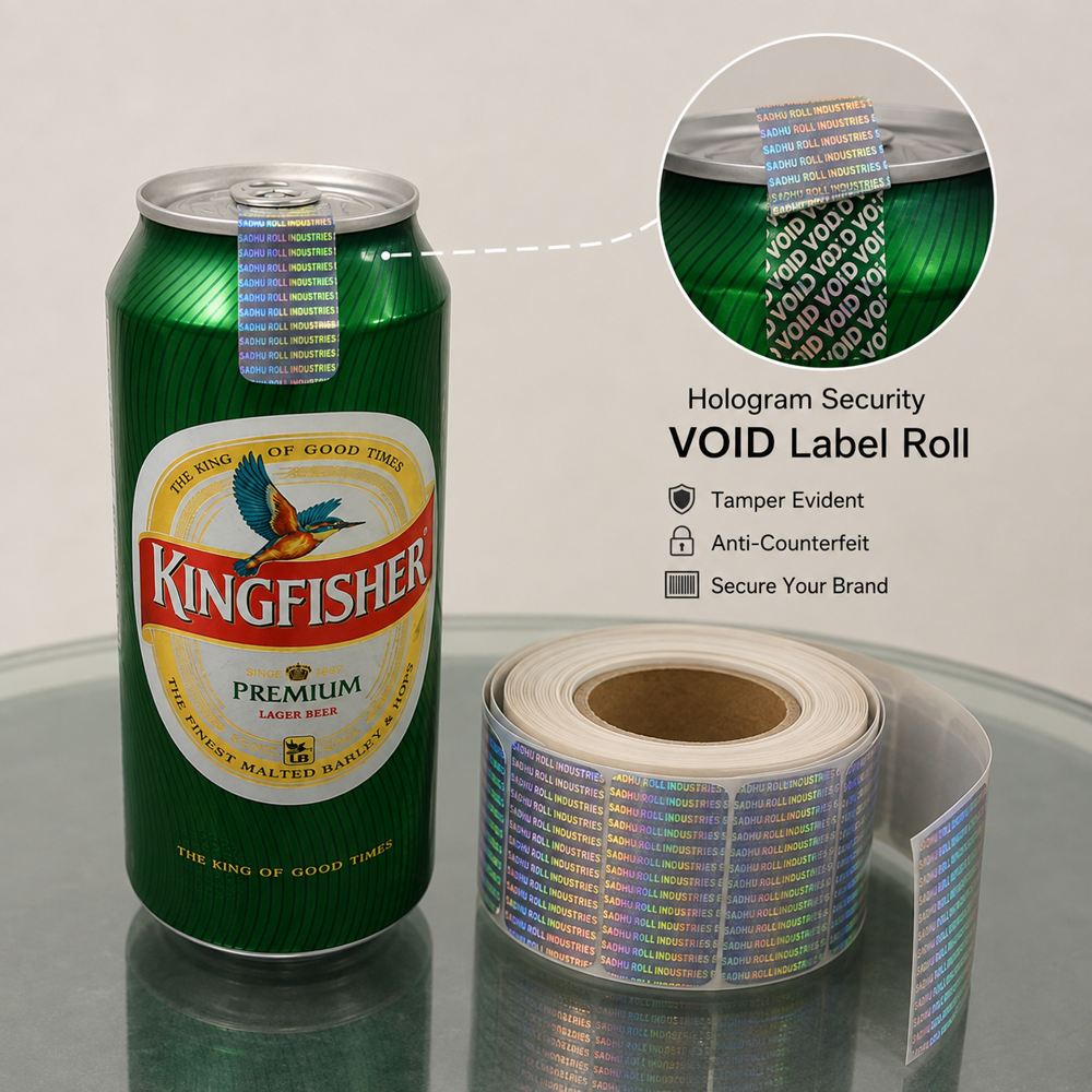 Security Void Label Roll (Hologram Security Void Label Roll)