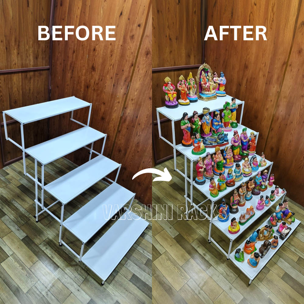 5 Steps Foldable Golu Stand