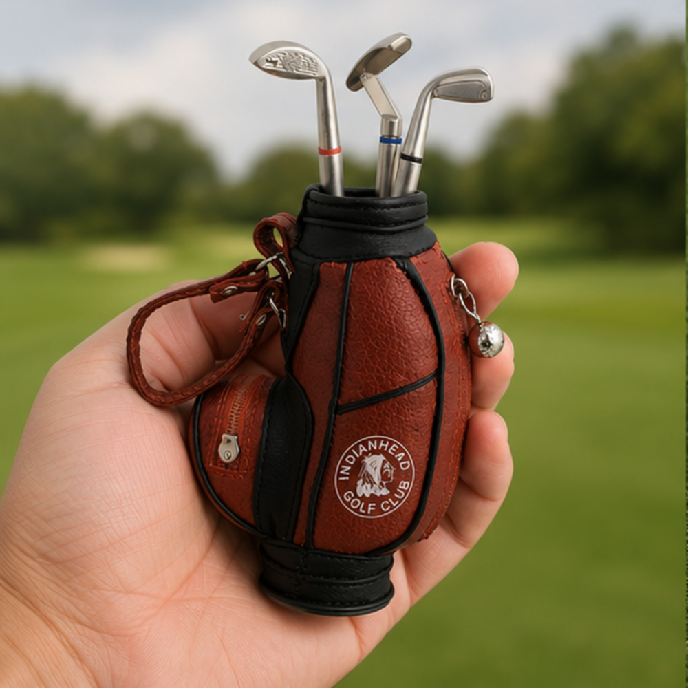 Executive Golf Pen Stand Gift Set with 3 Golf Club Pens