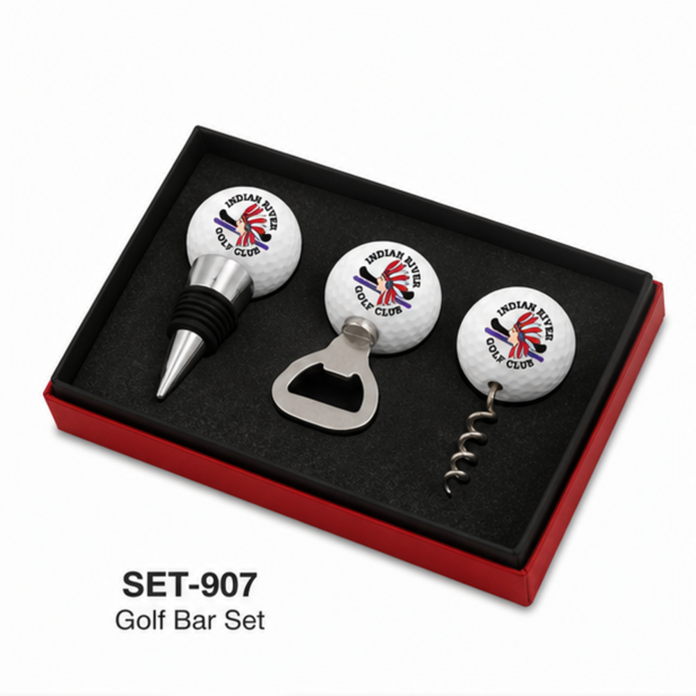 Premium Golf Bar Accessories Gift Set - Color: Customize