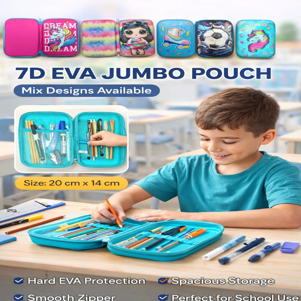 7d Jumbo Pouch Mix Designs Random Designs Big Size Cloth Type