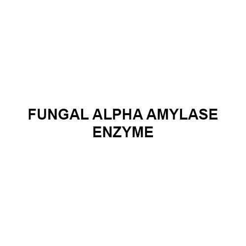 Fungal Alpha Amylase Enzyme - Application: Food Industry
