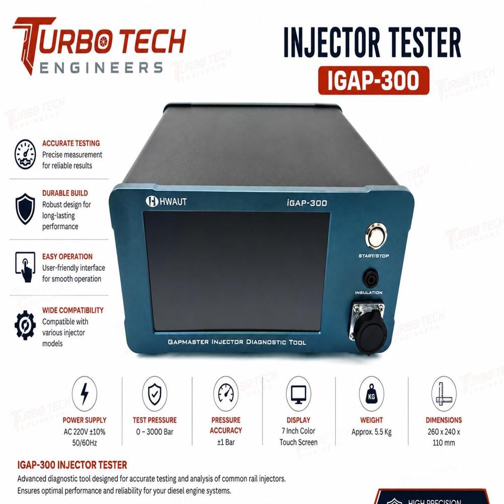 Igap-300 Injector Tester - Dimension (L*W*H): 5 Meter (M)