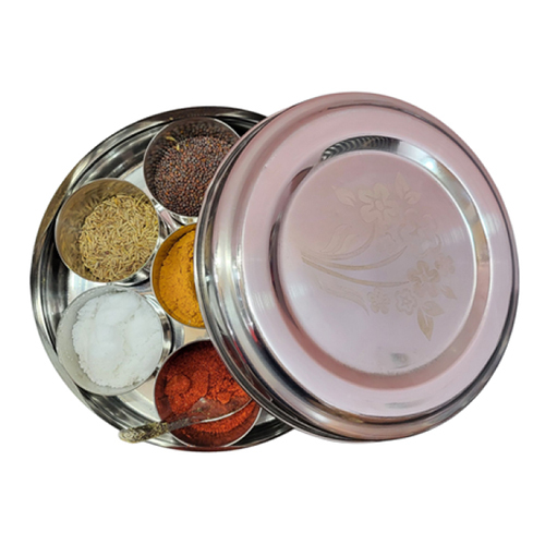 Stainless Steel 7 Container Spice Rack