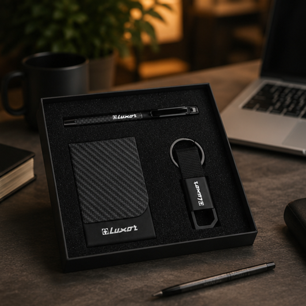 Executive Notebook, Pen and USB Flash Drive Gift Set