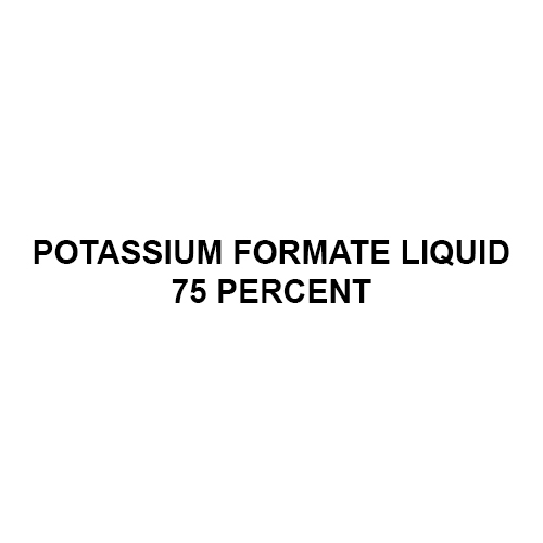 Potassium Formate Liquid 75 Percent - Molecular Weight: 84.12 G/Mol