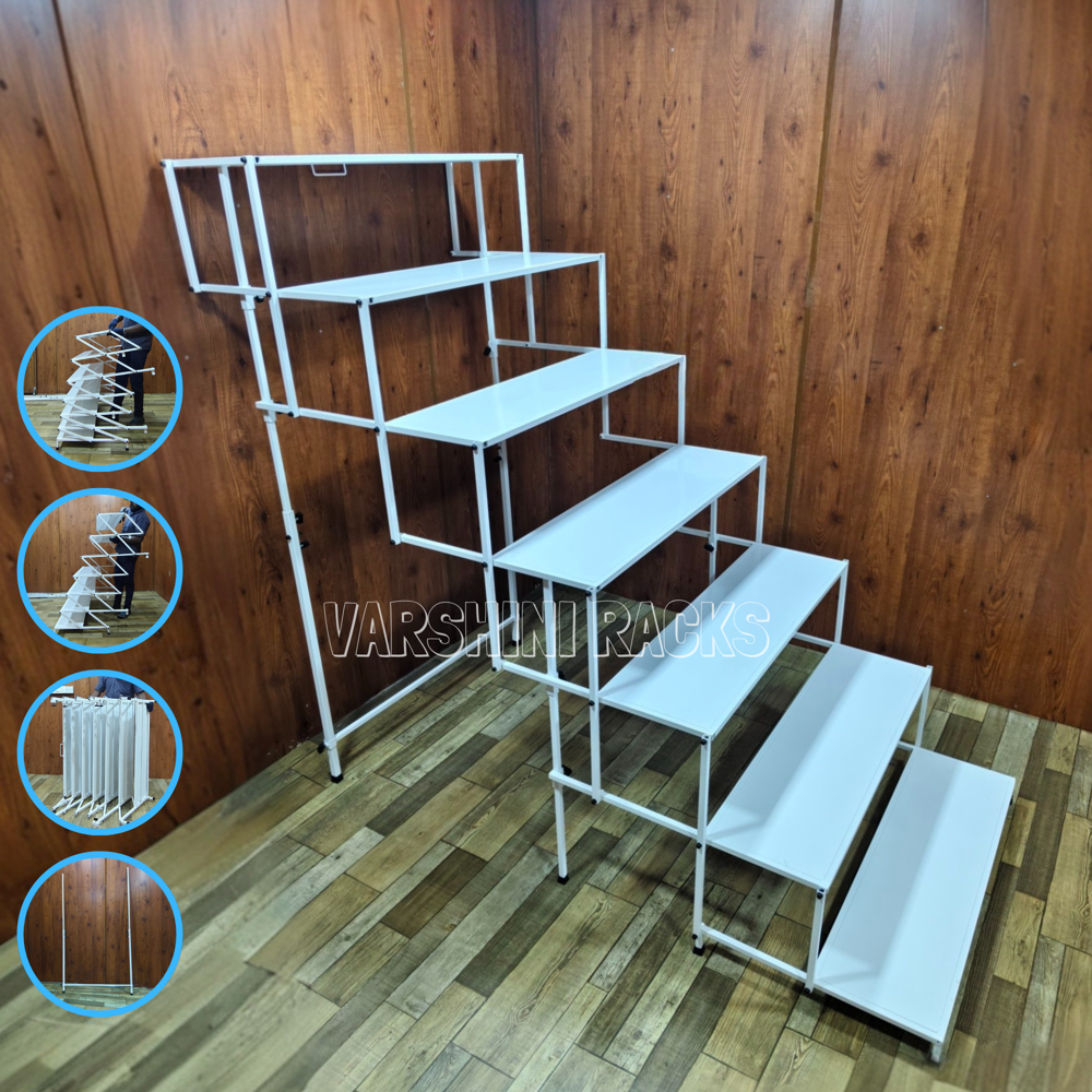 7 Steps Foldable Golu Stand 