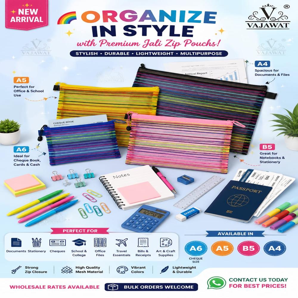 Jali Pouch Various B5 Size