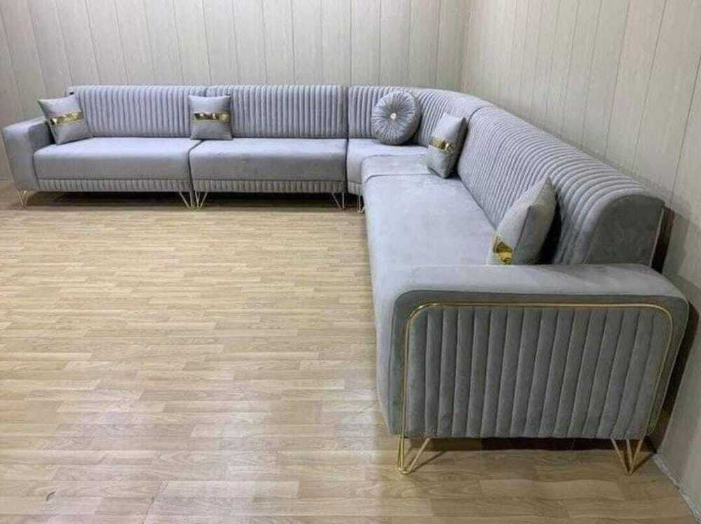 Grey Color Leather Sofa