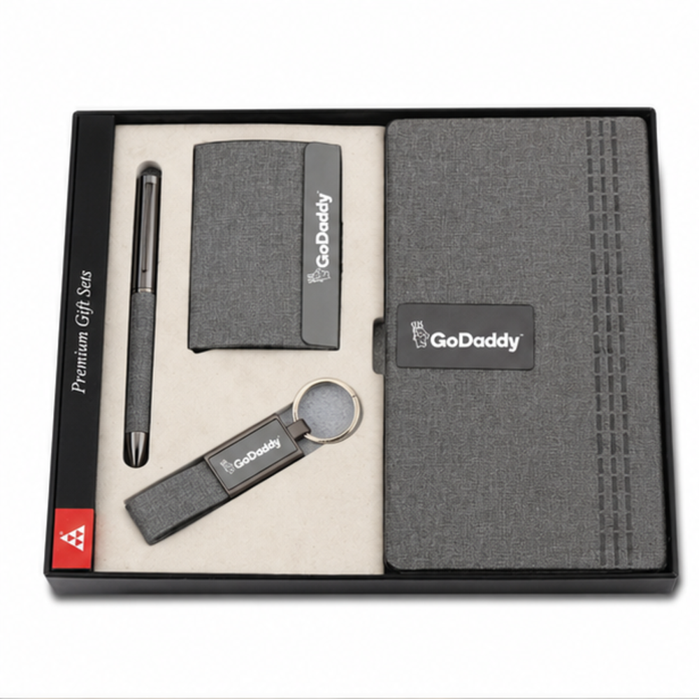 Executive Notebook Card Holder Pen And Usb Flash Drive Gift Set - Color: Customize