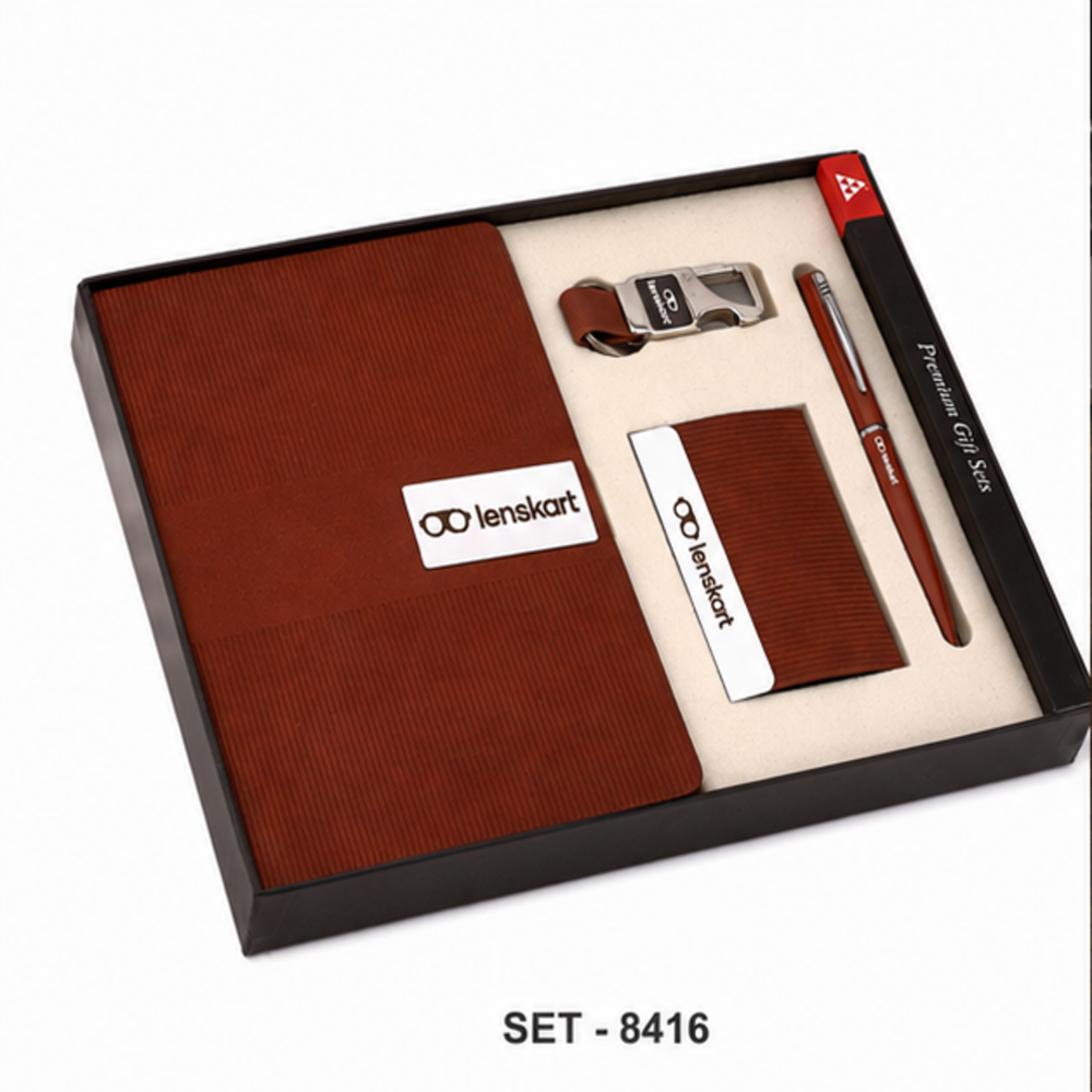 Executive Folder Visiting Card Holder Pen And Usb Flash Drive Gift Set - Color: Customize